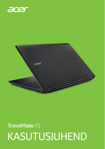 Kasutusjuhend Acer TravelMate P259-G2-MG Sülearvuti