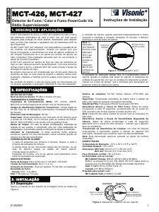 Manual Visonic MCT-427 Detector de fumo