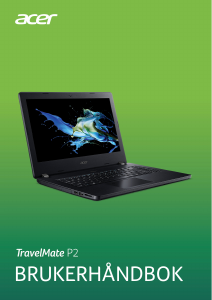 Bruksanvisning Acer TravelMate P40-51 Laptop
