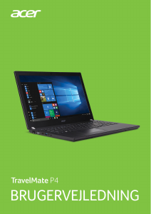 Brugsanvisning Acer TravelMate P459-G2-MG Bærbar computer