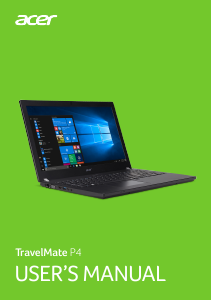 Handleiding Acer TravelMate P459-MG Laptop