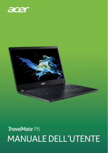 Manuale Acer TravelMate P614-51G-G2 Notebook