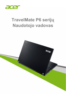 Vadovas Acer TravelMate P648-G2-MG Nešiojamasis kompiuteris
