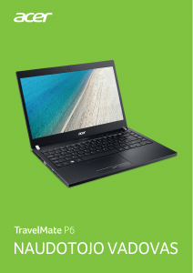 Vadovas Acer TravelMate P648-G3-M Nešiojamasis kompiuteris