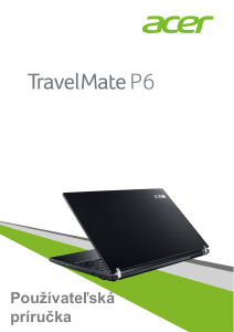 Návod Acer TravelMate P658-G2-MG Laptop