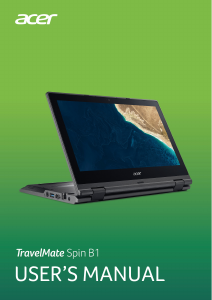 Handleiding Acer TravelMate Spin B118-G2-RN Laptop