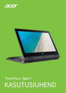 Kasutusjuhend Acer TravelMate Spin B118-RN Sülearvuti