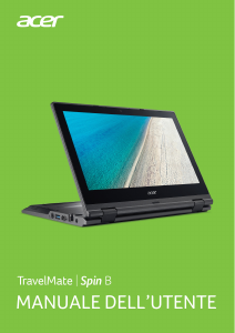 Manuale Acer TravelMate Spin B118-RN Notebook