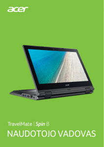 Vadovas Acer TravelMate Spin B118-RN Nešiojamasis kompiuteris