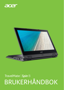 Bruksanvisning Acer TravelMate Spin B118-RN Laptop