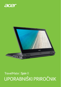 Priročnik Acer TravelMate Spin B118-RN Prenosni računalnik