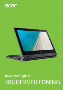 Brugsanvisning Acer TravelMate Spin B118-RN Bærbar computer