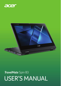 Manual Acer TravelMate Spin B311R-31 Laptop