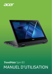 Mode d’emploi Acer TravelMate Spin B311R-31 Ordinateur portable