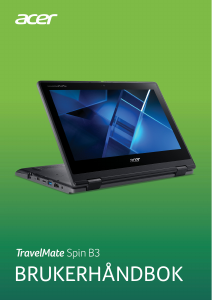 Bruksanvisning Acer TravelMate Spin B311R-31 Laptop