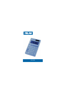 Manual Milan 150512BL Calculator