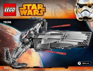 Käyttöohje Lego set 75096 Star Wars Sith infiltrator