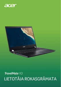 Rokasgrāmata Acer TravelMate X3310-MG Klēpjdators