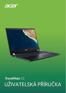 Manuál Acer TravelMate X3310-MG Laptop