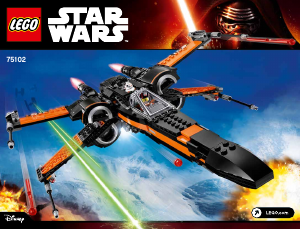 Mode d’emploi Lego set 75102 Star Wars Poes X-Wing fighter