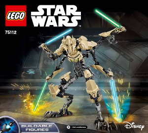 Käyttöohje Lego set 75112 Star Wars General Grievous