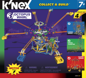 Bruksanvisning K'nex set 12084 Amusement Park Octopus whirl