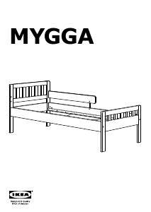 Manual IKEA MYGGA Cadru pat