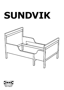 Rokasgrāmata IKEA SUNDVIK Gultas rāmis