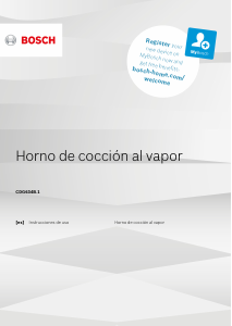 Manual de uso Bosch CDG634BB1 Horno