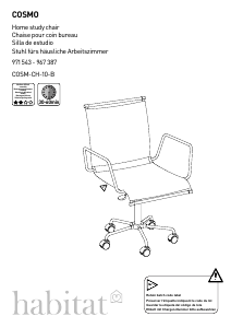 Manual Habitat Cosmo Scaun de birou