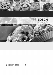 Manual Bosch HBA21B250J Oven