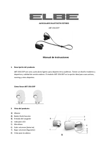 Manual de uso Elbe ABT-034-DEP Auriculares