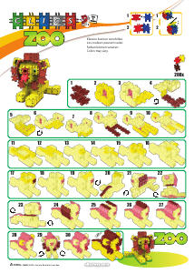 Bruksanvisning Clics set CD002 Zoo Lejon