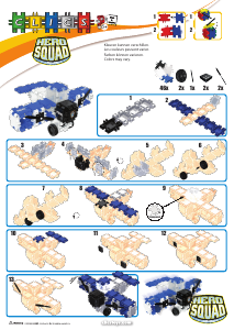 Manual Clics set BC001 Hero Squad Police plane