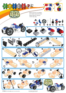 Manual de uso Clics set CD003 Hero Squad Coche de policía