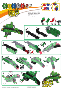 Handleiding Clics set RC101 Dino Squad Vliegende dinosaurus