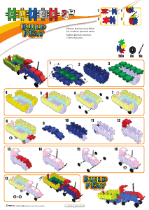 Manual de uso Clics set RC100 Build and Play Tractor