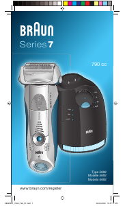 Manual Braun 790cc Series 7 Shaver