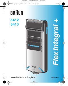 Brugsanvisning Braun 5410 Flex Integral+ Barbermaskine