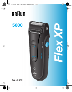 Manual Braun 5600 Flex XP Máquina barbear