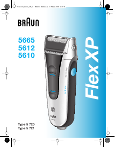 Kullanım kılavuzu Braun 5612 Flex XP Tıraş makinesi