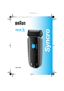 Manual de uso Braun 7015 Syncro Afeitadora