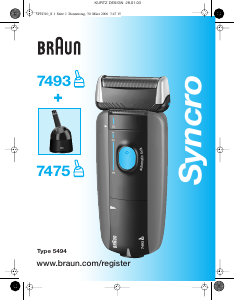 Brugsanvisning Braun 7475 Syncro Barbermaskine