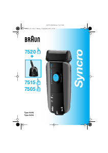 Mode d’emploi Braun 7520 Syncro Rasoir électrique