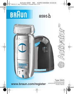 Mode d’emploi Braun 8595 Activator Rasoir électrique