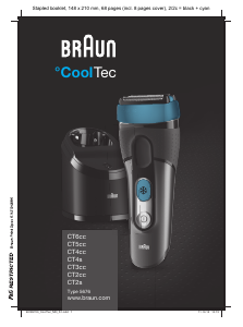 Εγχειρίδιο Braun CT2cc CoolTec Ξυριστική μηχανή