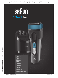 Kullanım kılavuzu Braun CT3cc CoolTec Tıraş makinesi