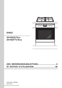 Mode d’emploi Amica EHEG 12520 E Cuisinière