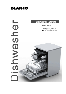 Manual Blanco BDW146X Dishwasher