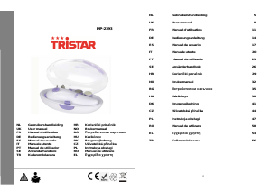 Bruksanvisning Tristar MP-2393 Manikyr-pedikyr sett